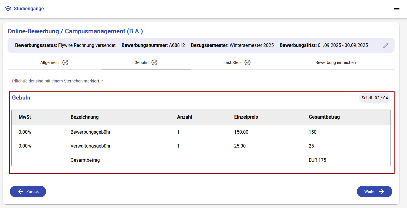 bewerberansicht oas
